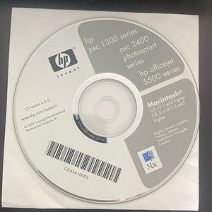 CD-ROM: HP psc 1300 series, psc 2400 photosmart series; JP officejet 5500 series